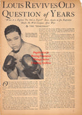 Boxing News Clipping #2416 - Joe Louis, Billy Conn