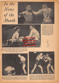 Boxing News Clipping #2417 - Sugar Ray Robinson vs. Henry Armstrong, Steve Kronis vs. Aaron Seltzer, Lou Nova vs. Lee Savold, Bob Montgomery vs. Fritzie Zivic