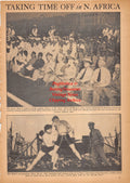 Boxing News Clipping #2418 - WWII Military Boxing in North Africa, Harry Dwyer, John L. Sullivan, Jim Corbett