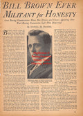 Boxing News Clipping #2420 - Bill Brown of Brown's Gymnasium, Terry Reynolds killed in action at Guadacanal
