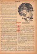Boxing News Clipping #243 - Tony Canzoneri and Wrestler, Ali Baba