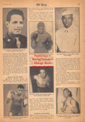 Boxing News Clipping #2442 - Dom Fiantini, Martin Taber, Billy Maher, Earl Lomman, Dick Clayton, Bobby Charles Nora, Joe Latona, Joe Louis, Calvin Lincoln, Walter Hafer