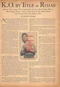 Boxing News Clipping #245 - Romeo Rojas