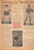 Boxing News Clipping #2469 - Mike Bulik, Billy Miller, Joe Carter, Tom O'Rourke