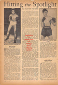 Boxing News Clipping #247 - Billy Banks, Larry Fontana, Connie Norden, Sonny Horne