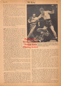 Boxing News Clipping #2494 - Al Bummy Davis vs. Bob Montgomery, Beau Jack vs. Maxie Berger