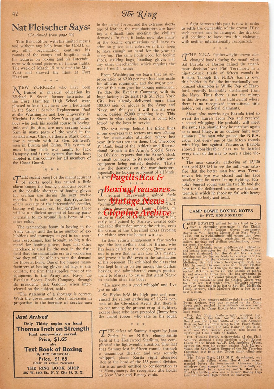 Boxing News Clipping #2501 - George Balduc