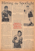 Boxing News Clipping #2520 - George Cooper, Jock Leslie, Oscar Goode, Lou Clark, Sal Spataro, Lloyd Grant, Mel Simmons, Babe Small, Sailor Elmer Davis, Charley Carr