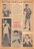 Boxing News Clipping #2528 - Elmer Ray, LeRoy Willis, Babe Kelly, Harold Fenske, Charley Burley, Henry Armstrong, Aaron Perry