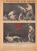Boxing News Clipping #2541 - Al Bummy Davis vs. Henry Armstrong
