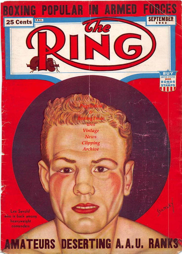 Boxing News Clipping #257 - Lee Savold