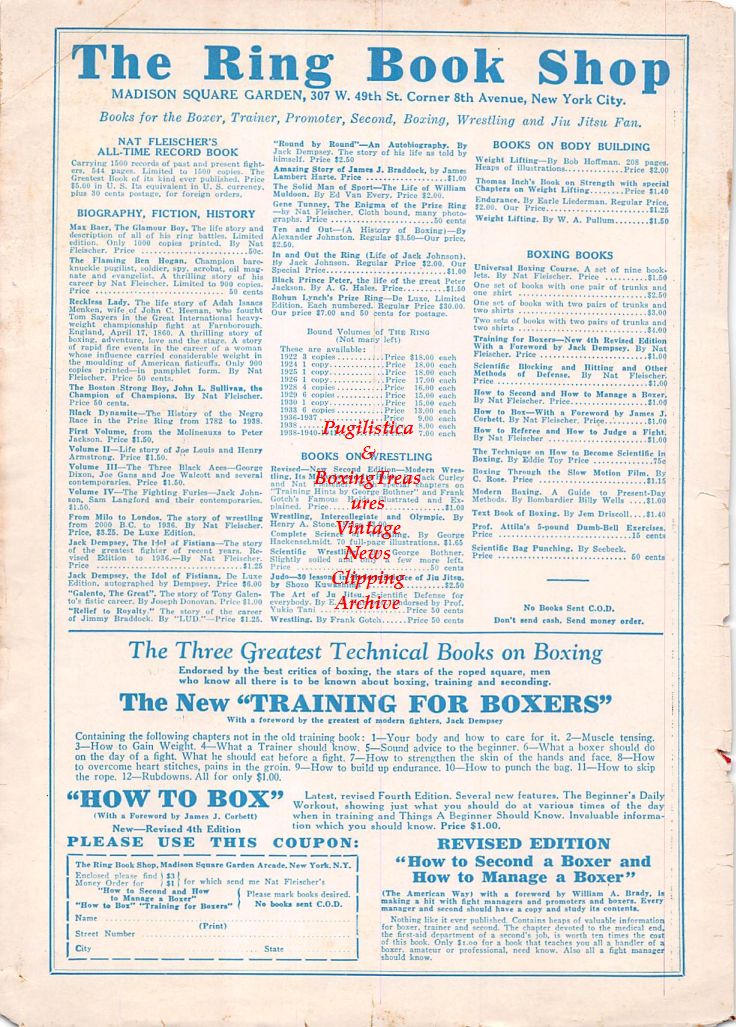 Boxing News Clipping #257 - Lee Savold