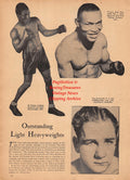 Boxing News Clipping #2588 - Al Gainer, Gus Lesnevich, Tiger Jack Fox, Jack Dempsey, Non-Pareil Jack Dempsey, Kid McCoy