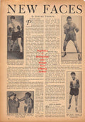 Boxing News Clipping #260 - Bobby Powell, Baby Al Brown, Shelton Bell, Mel Seratta, Jimmy Edgar, Jackie Byrd, Pete Kennedy, Honey Mellody