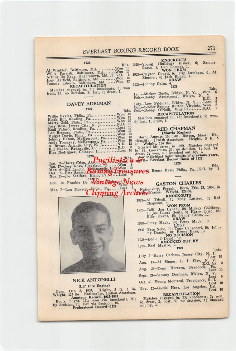 Boxing News Clipping #2605 - Nick Antonelli