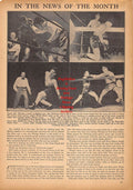 Boxing News Clipping #262 - Sugar Ray Robinson, Marty Servo, Lou Nova, Lee Savold, Bobby Ivy, Red Cochrane, Garvey Young, Eddie Eagan