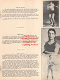 Boxing News Clipping #2633 - James Roy Costigan, Benny Yanger, Frankie Garrard, Jimmy Gardner, Harry Gordon, Ruby Hirsch