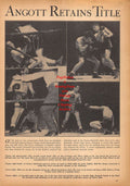 Boxing News Clipping #268 - Sammy Angott vs. Allie Stoltz