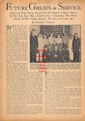 Boxing News Clipping #270 - 1942 U.S.S. North Carolina Boxing Team with Ensign Wynkoop, "Juice" Sutherland, Slugger Bartz, "Stinger" Gilbrook, "Tiny" Pavlich, Petrone (trainer), Leiut. Com. W.S. Maxwell, San Filipo, Patsy Fagone, "Easy" Richardson ++