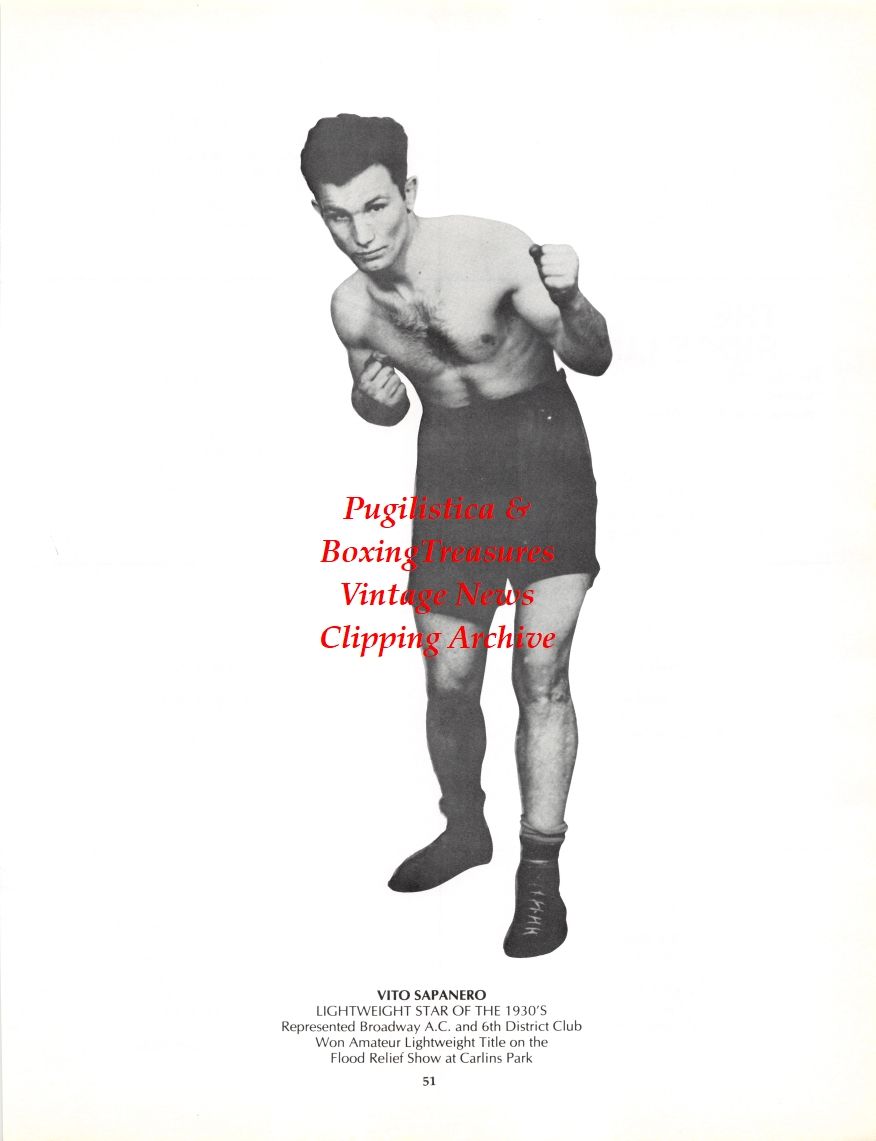 Boxing News Clipping #2710 - Vito Sapanero