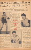 Boxing News Clipping #277 - Tami Mauriello, Lew Jenkins, Bobby Ruffin