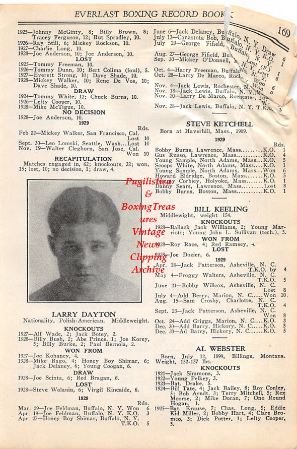 Boxing News Clipping #28 - Larry Dayton
