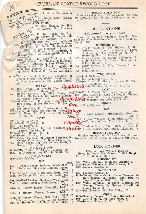 Boxing News Clipping #28 - Larry Dayton