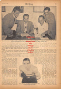 Boxing News Clipping #284 - Jake LaMotta, Chester Rico, Maxie Berger