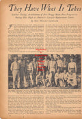 Boxing News Clipping #297 - Fort Bragg Boxing, Enzo Avon, Lee Kaufman, Hardy Bachelor, Jack Haley, Johnny Kapovich, Wally Sjoblom, Jack Manley, Johnny Rohrig, Earl Cady and more