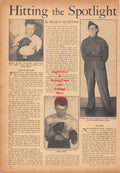 Boxing News Clipping #303 - Marvin Bryant, Ernie Derho, Al Lust, Joe Bernal, Sammy Crocetti, Tommy Todd, Carmen Georgino