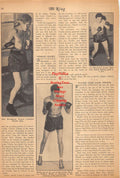 Boxing News Clipping #308 - Nels Broadhead, Bobby Garcia Jr., Leo Matriciani, Charley Chaney, Fred Gould, Slim Terror