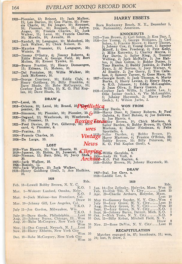 Boxing News Clipping #31 - Rene DeVos