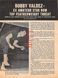 Boxing News Clipping #1049 - Bobby Valdez, Curtis Cokes vs. Manuel Gonzalez