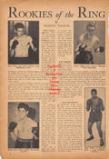 Boxing News Clipping #313 - Tony Falco, Walter Stevens, Danny Faver, Eddie Wilson, James Christy, Joe Bliss, Pete Misto, Bernard Bredemeier, Nat Lehrer
