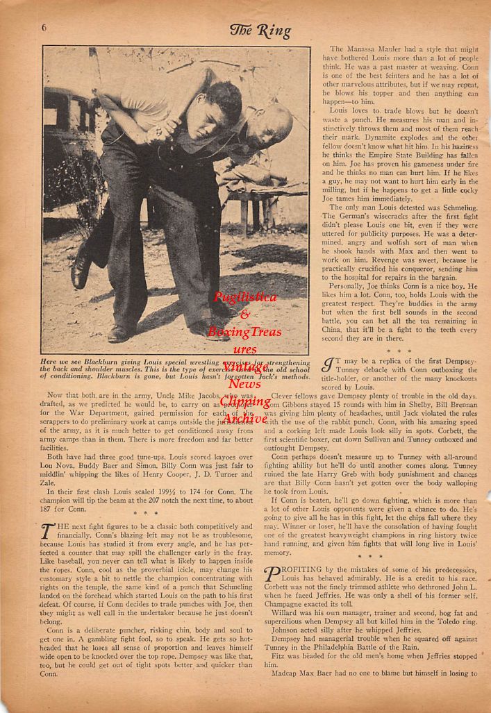 Boxing News Clipping #323 - Jack Blackburn
