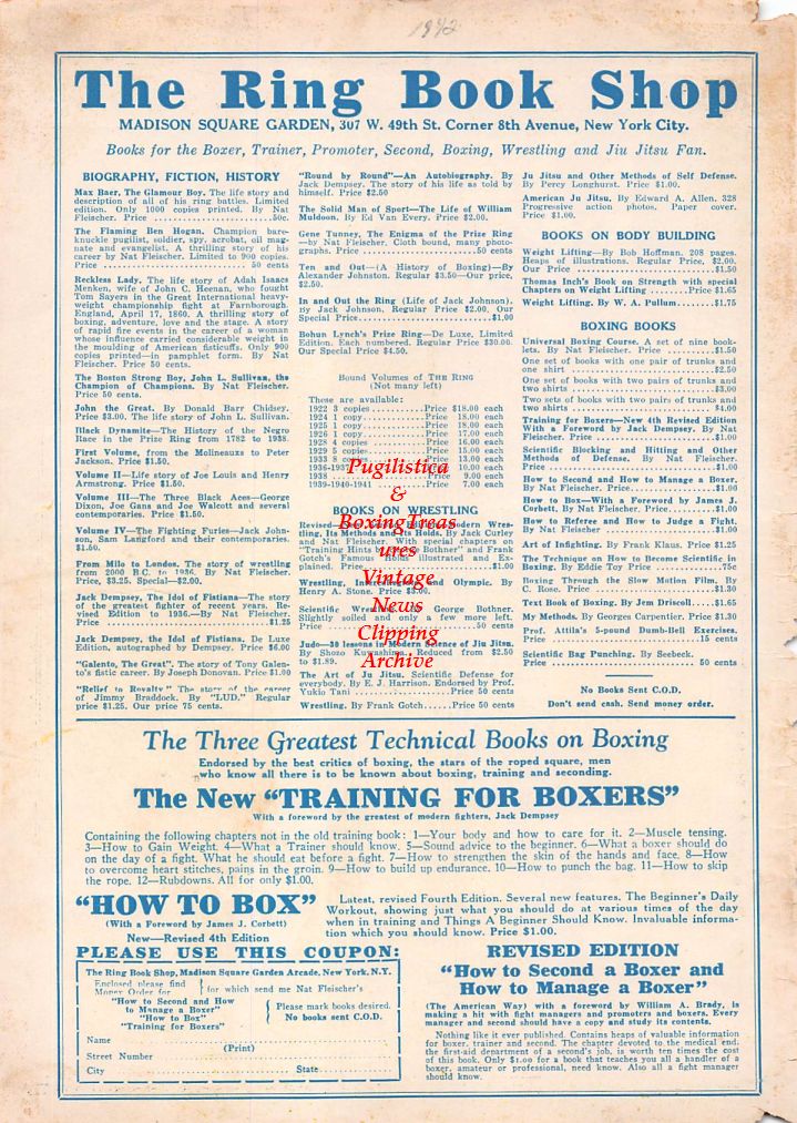 Boxing News Clipping #325 - Chalky Wright