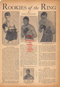 Boxing News Clipping #332 - Joe Governale, Joe Carter, O'Neil Pepe, Young Finnigan, Chalky Wright vs. Lulu Costantino