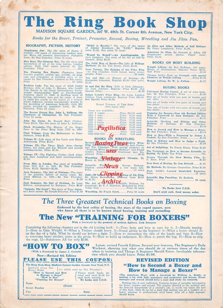 Boxing News Clipping #342 - Henry Armstrong