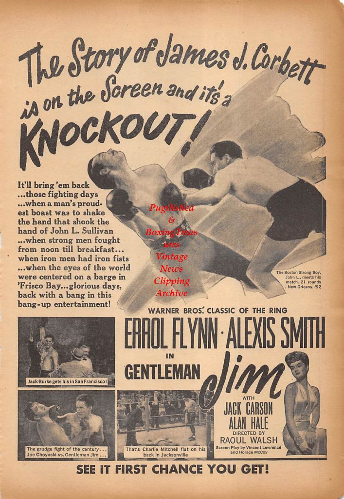Boxing News Clipping #348 - Leo Bronzetti, Bill Duffy, Tommy Houston, Neal & John Young, Dom Testo, Gentleman Jim
