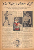 Boxing News Clipping #352 - Jackie Fields, Joe Brady, Freddie Archer, Tommy Freeman, Ernest MacDonald