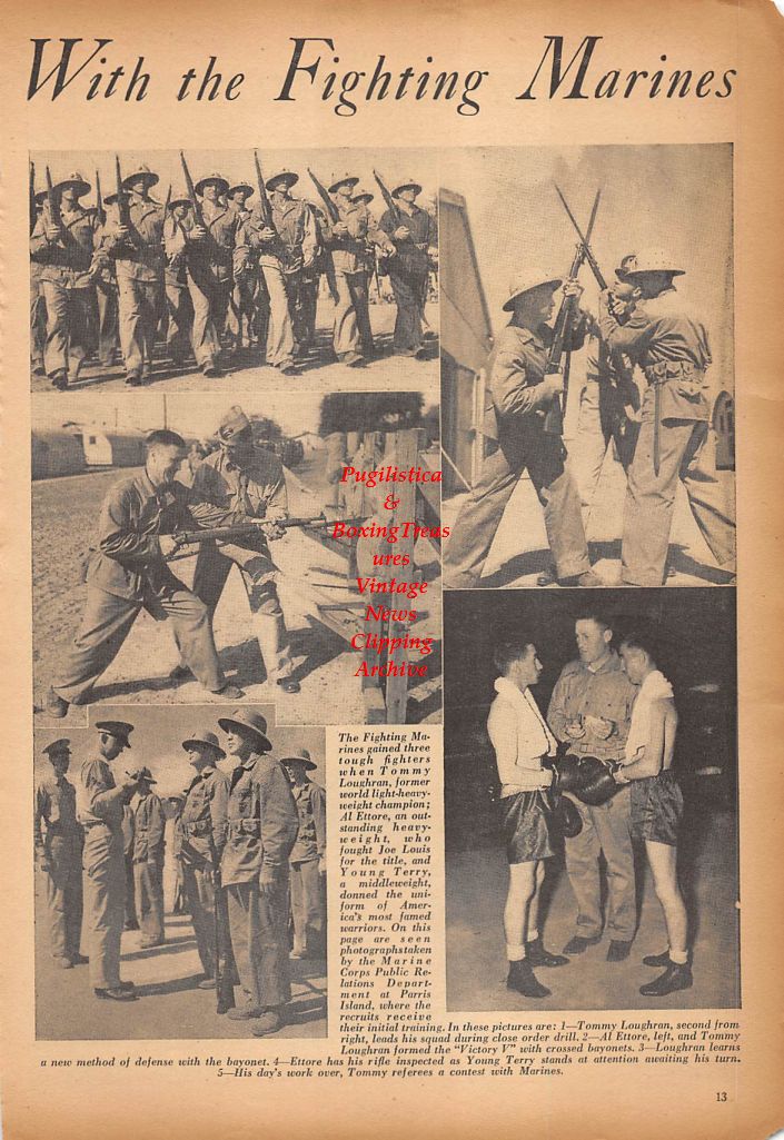 Boxing News Clipping #354 - Jeoy Peralta, Buddy Moore, Tommy Loughran, Al Ettore, Young Terry