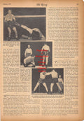 Boxing News Clipping #355 - Tami Mauriello vs. Lee Savold, Sugar Ray Robinson vs. Izzy Jannazzo