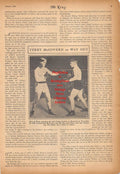 Boxing News Clipping #356 - Terry McGovern vs. Young Corbett, Henry Armstrong vs. Fritzie Zivic