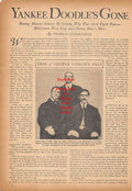Boxing News Clipping #357 - "Boxing Mourns George M. Cohan" Terry McGovern, Joe Humphreys, Sam Harris, Bill Brown