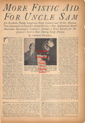 Boxing News Clipping #359 - Benny Leonard, Arthur Donovan, Tommy Loughran