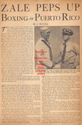 Boxing News Clipping #360 - Tony Zale, Earlie Mays