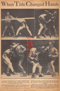 Boxing News Clipping #362 - Willie Pep vs. Chalky Wright