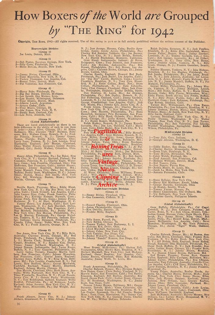 Boxing News Clipping #368 - Peter Kane, Manuel Ortiz