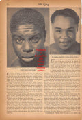 Boxing News Clipping #370 - California Jackie Wilson, Henry Armstrong, Cocoa Kid