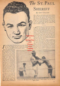 Boxing News Clipping #384 - Tommy Gibbons, Freddie Welsh, Benny Leonard